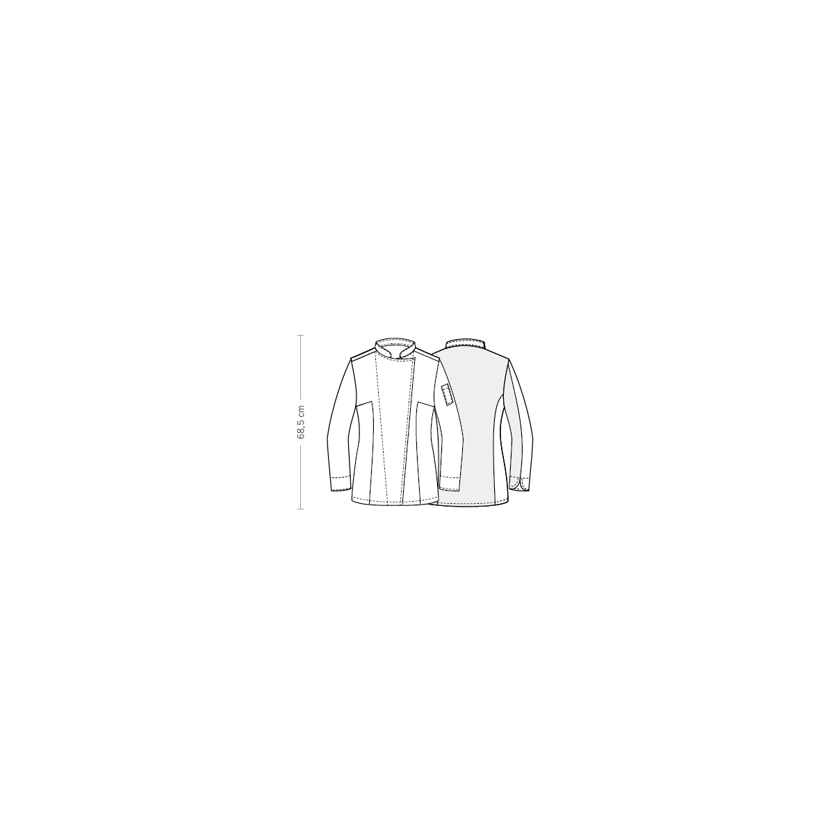 CHAQUETA CHEF MUJER FRESH FIT