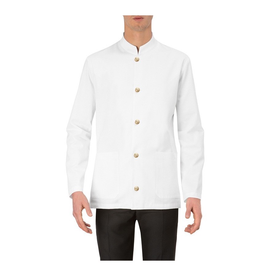 CHAQUETA PIER BLANCA ALGODÓN
