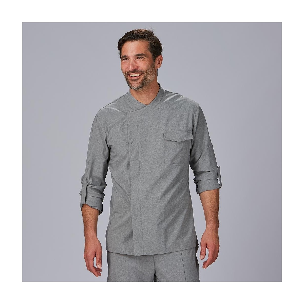 CHAQUETA COCINA UNISEX SLIM FIT TRANSPIRABLE
