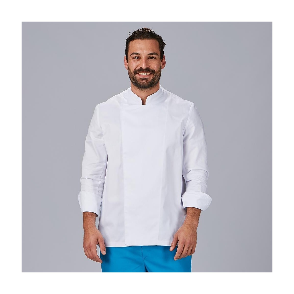 CHAQUETA COCINA SARGAUNISEX VELCRO
