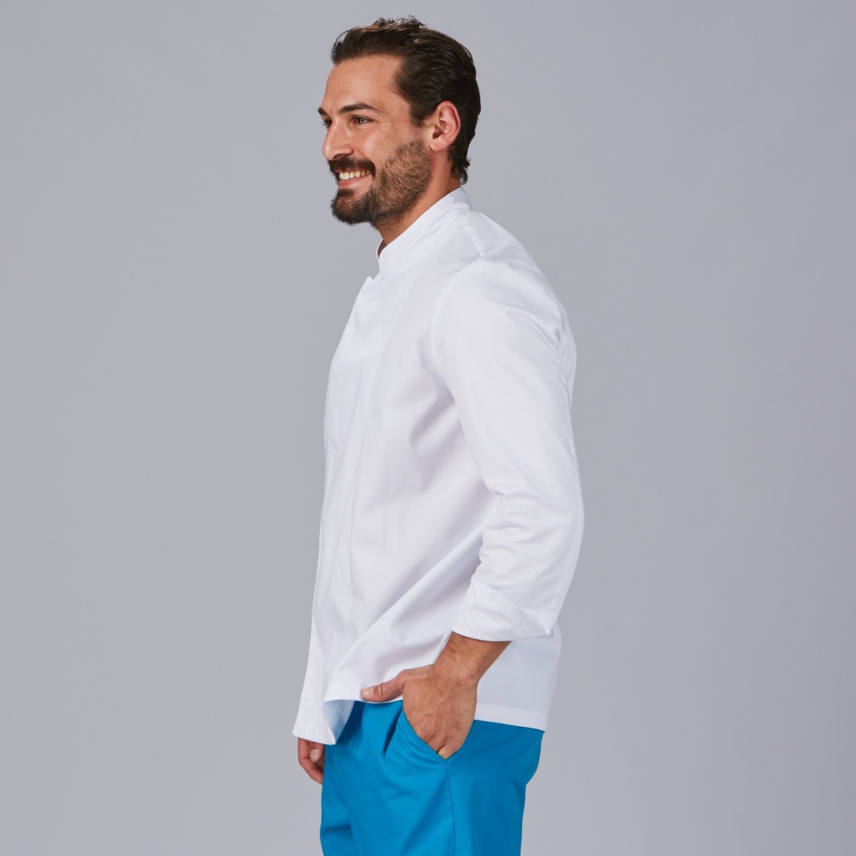CHAQUETA COCINA SARGAUNISEX VELCRO