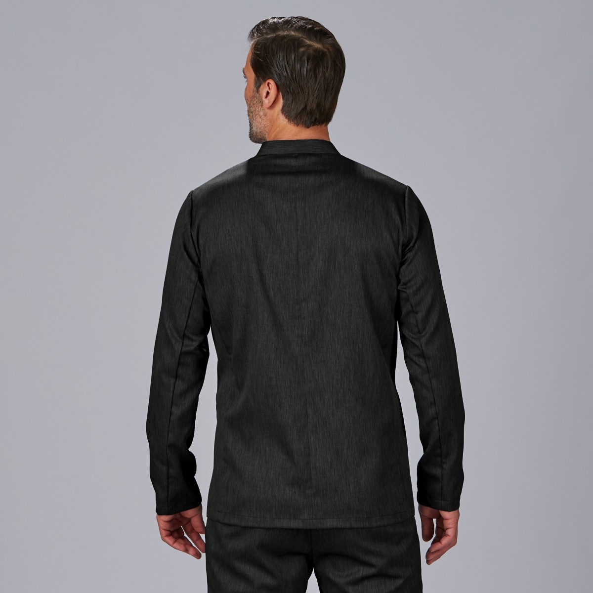 CHAQUETA COCINA CUELLO MAO SARGA