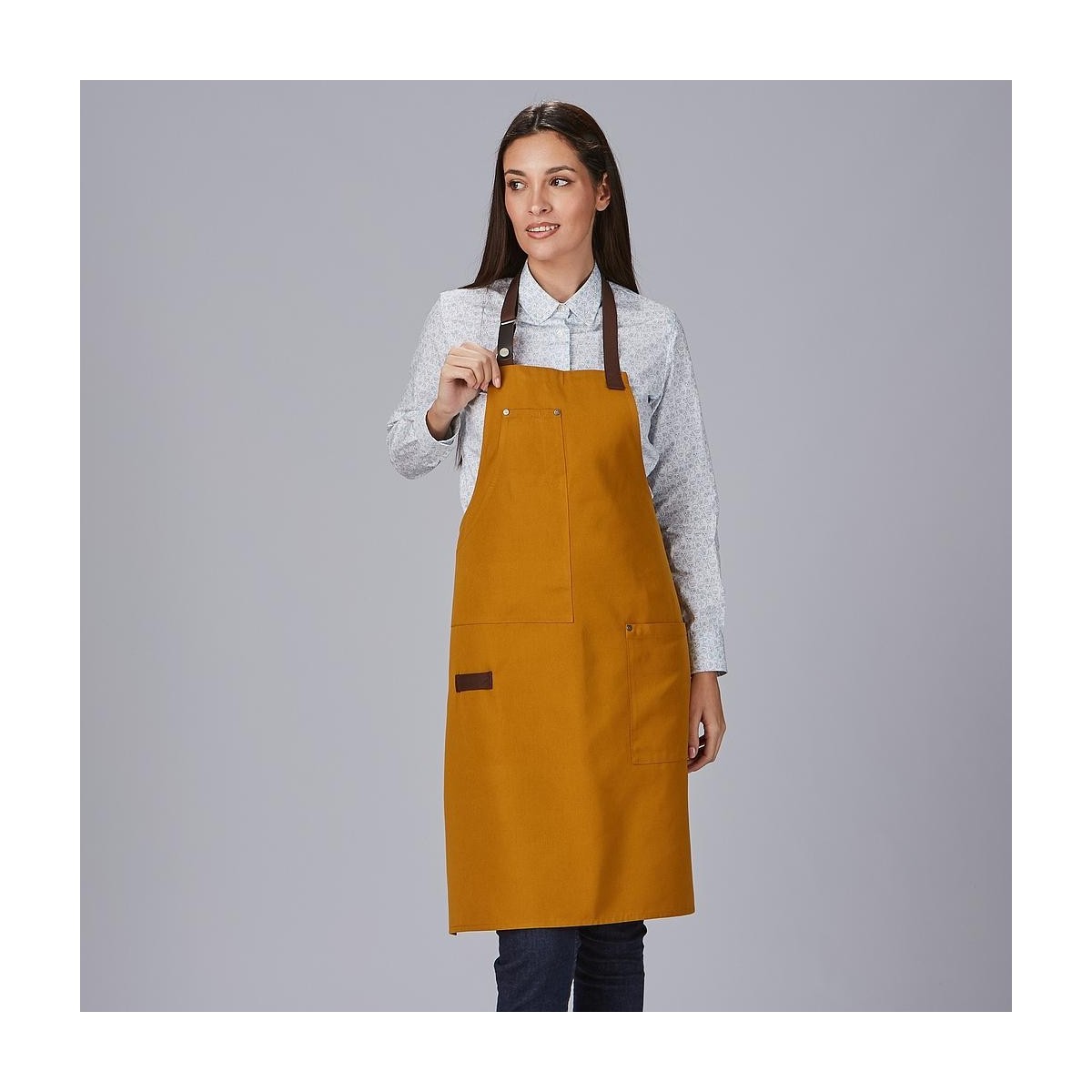 DELANTAL PETO UNISEX 100% POLIESTER