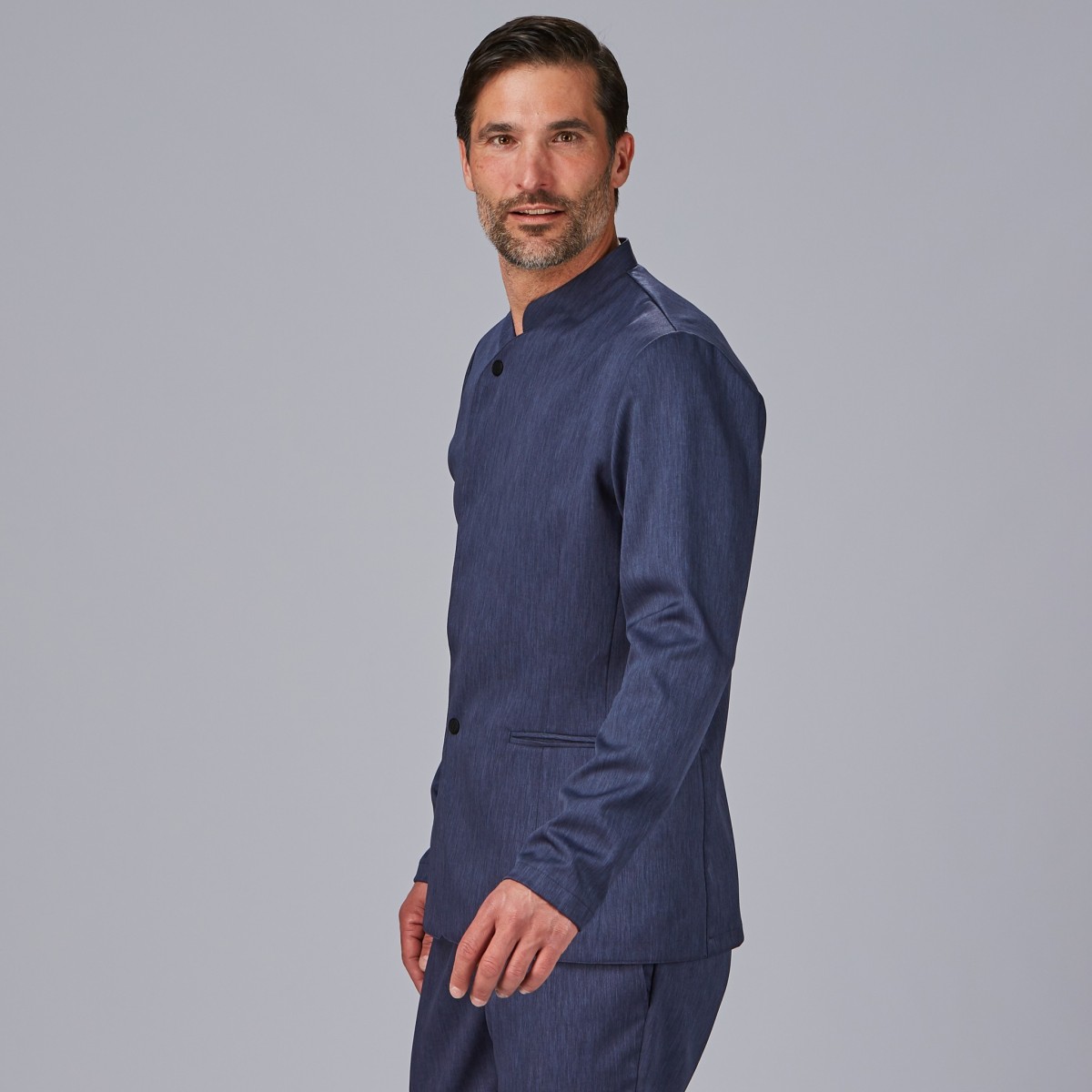 CHAQUETA CUELLO MAO BIELASTICO