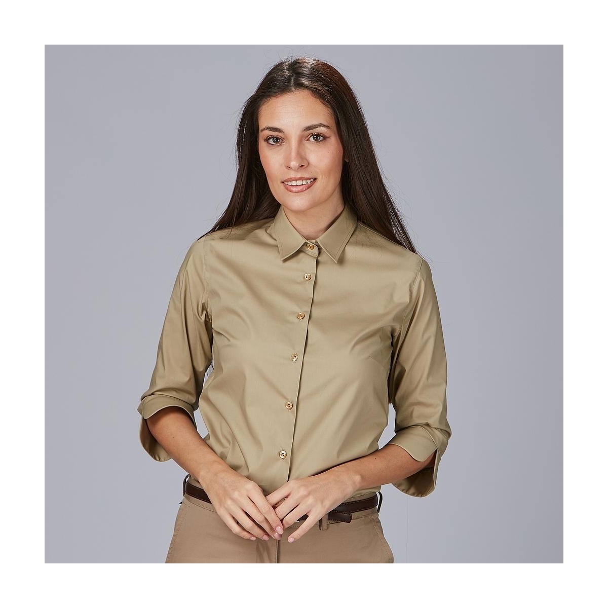 CAMISA MUJER ¾ BEA CLÁSICA