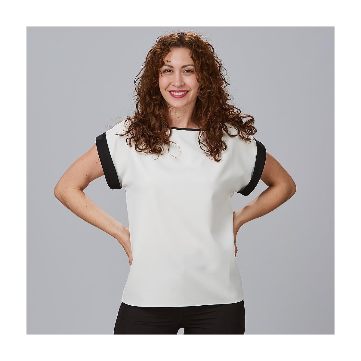 BLUSA MUJER CREPÉ VUELTA