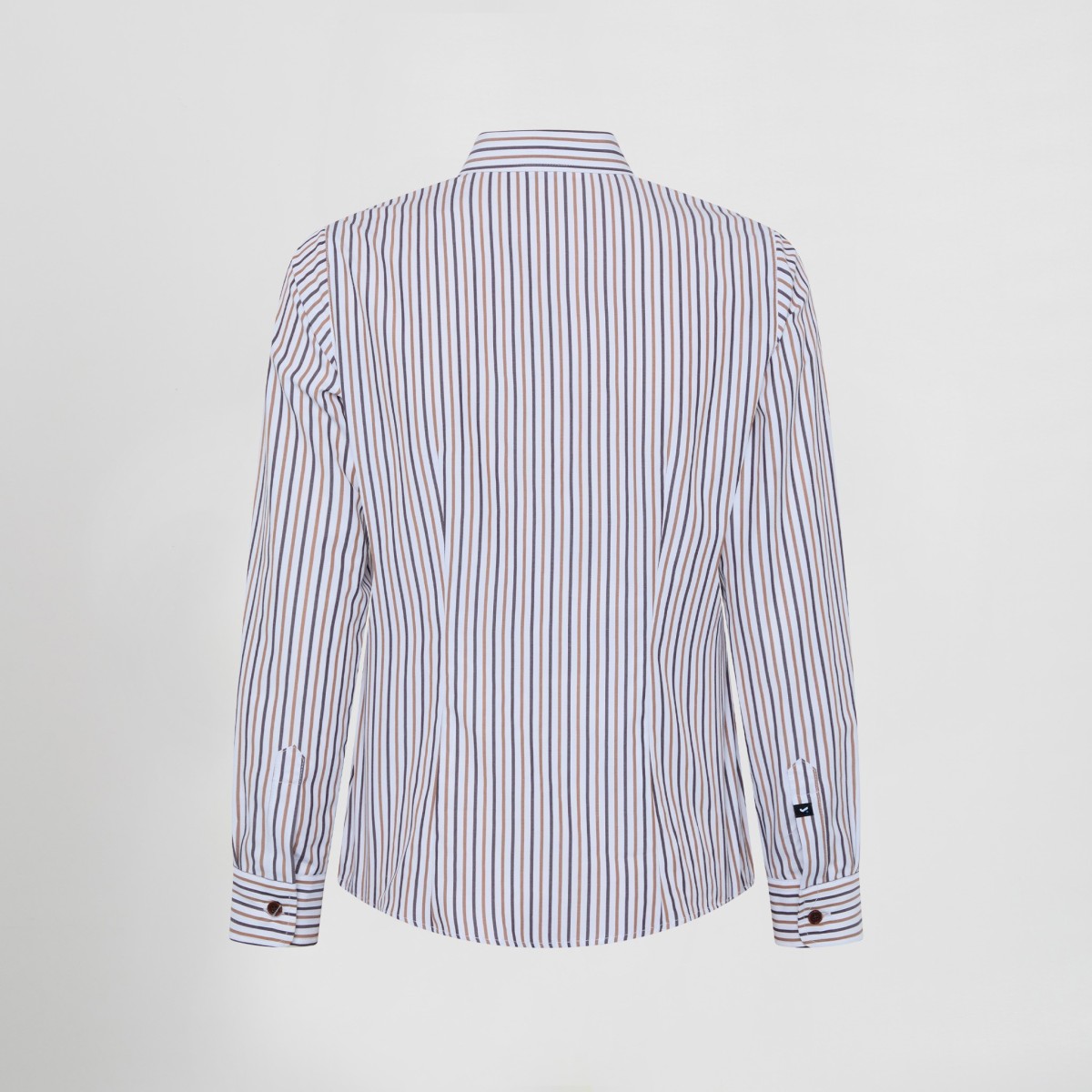 CAMISA MUJER RAYAS POPELIN