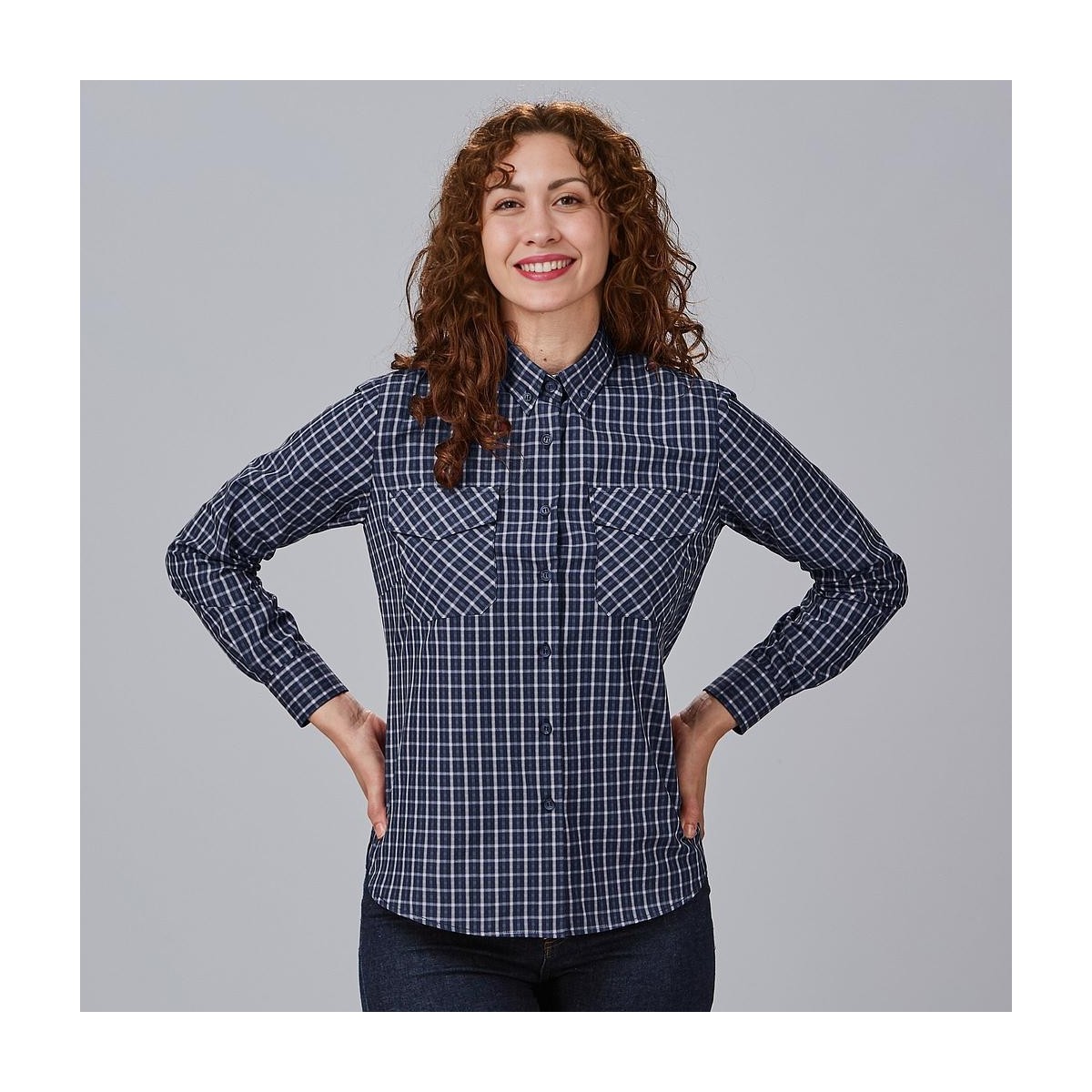CAMISA A CUADROS POPELIN