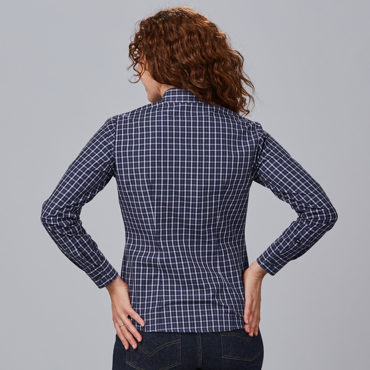 CAMISA A CUADROS POPELIN
