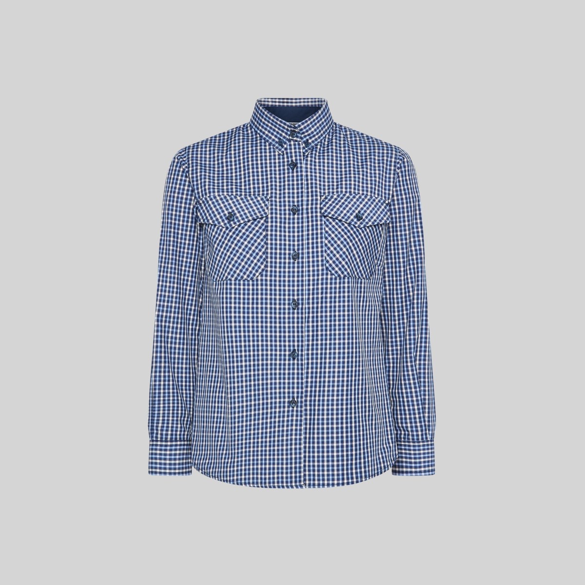 CAMISA A CUADROS POPELIN