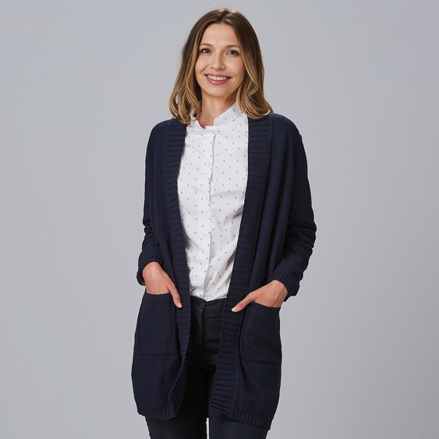 CARDIGAN MUJER CUELLO SOLAPA