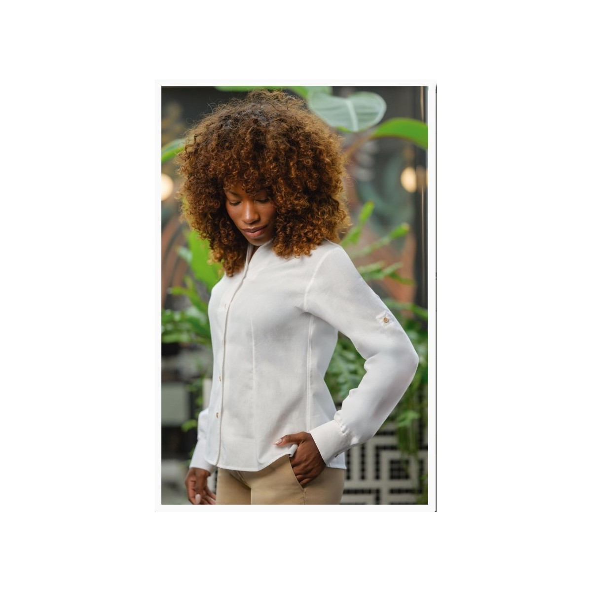 BLUSA LINO SUAVE ELEGANCIA