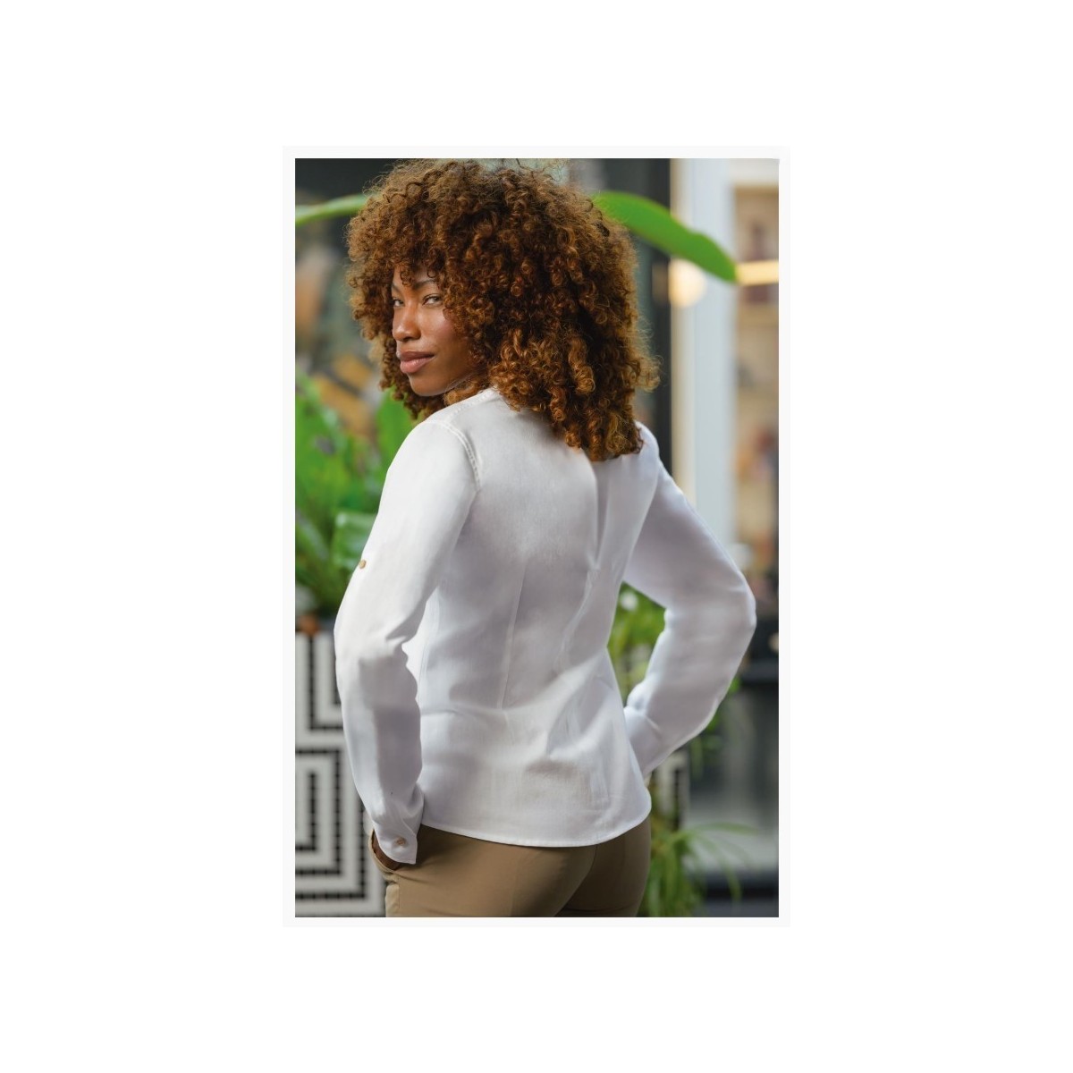 BLUSA LINO SUAVE ELEGANCIA