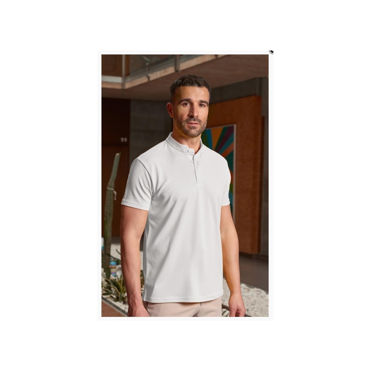 POLO CUELLO MAO HOMBRE
