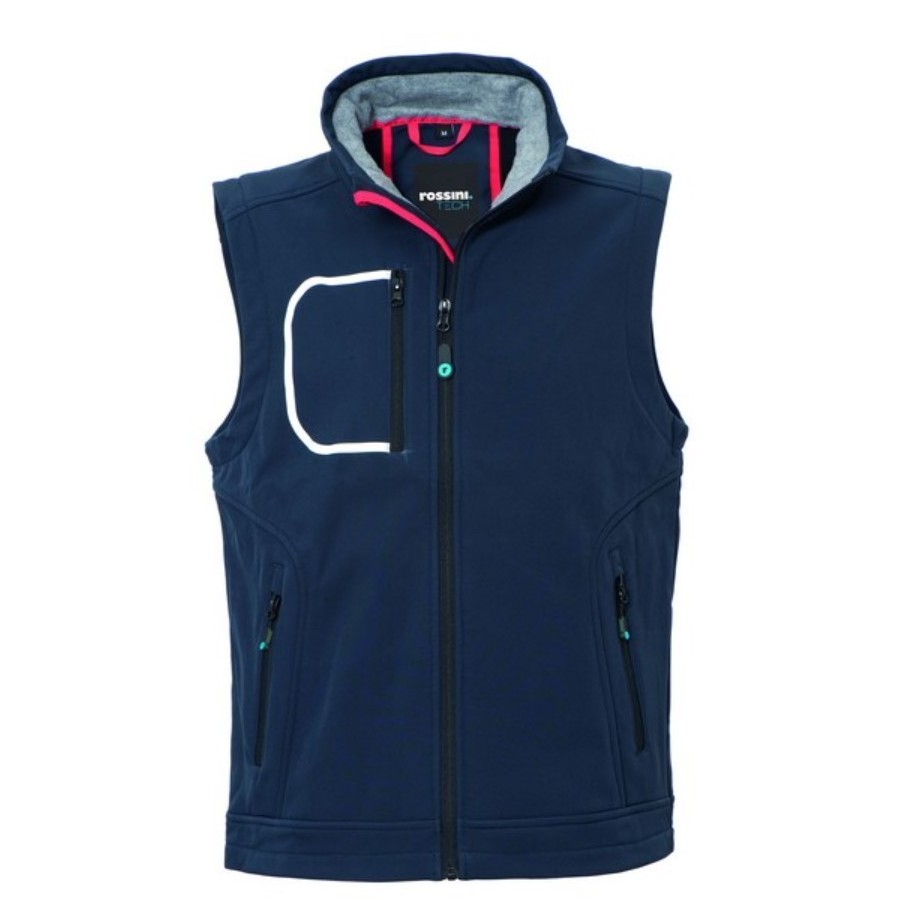 ⭐ CHALECO SOFTSHELL LABORAL IMPERMEABLE | Azules de Vergara