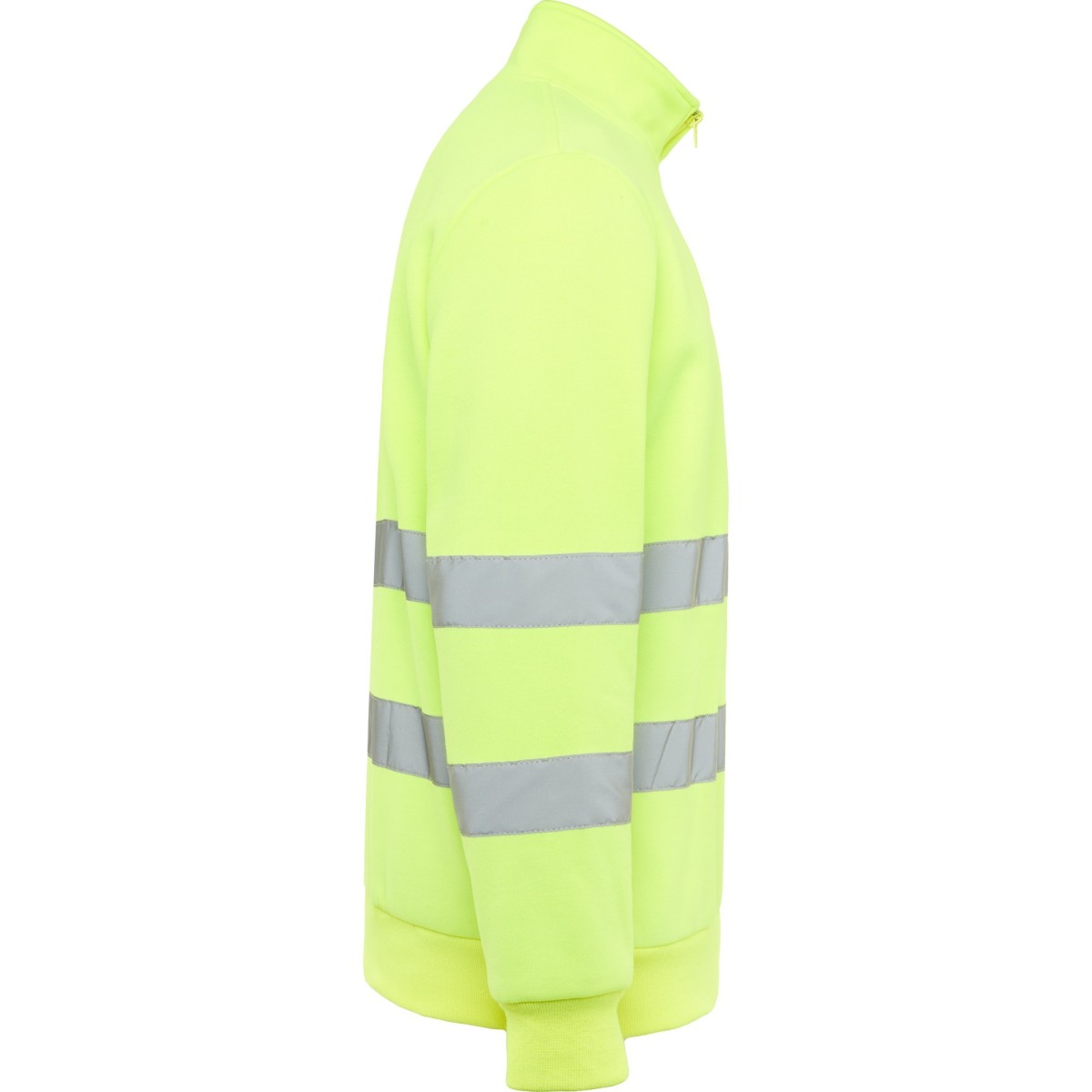 SUDADERA ALTA VISIBILIDAD CREMALLERA MEDIA REFLECTANTE