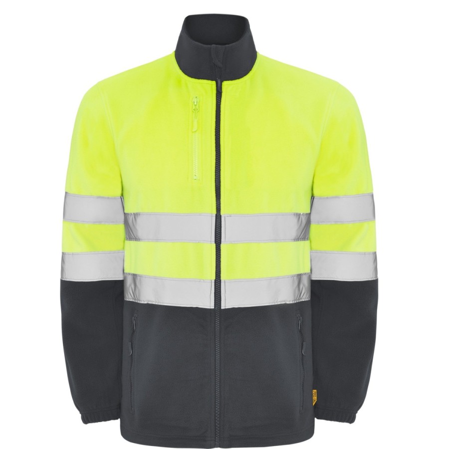 CHAQUETA POLAR ALTA VISIBILIDAD IMPERMEABLE