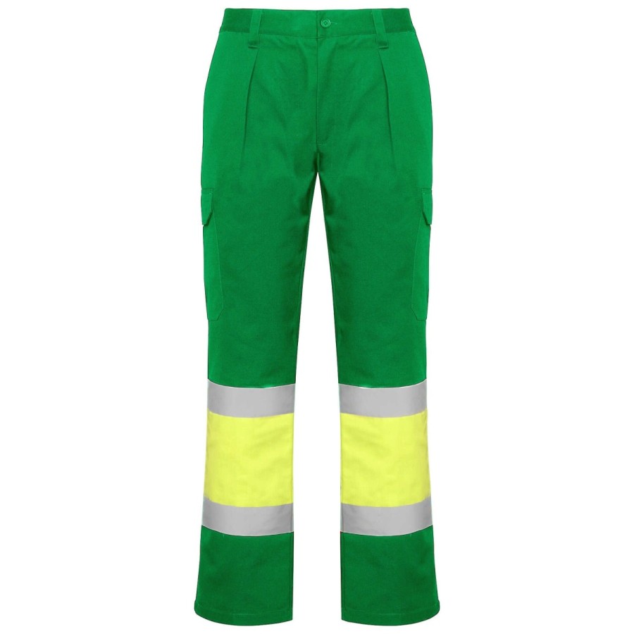 PANTALÓN AV MULTIBOLSILLOS FLUOR REFLECTANTE RESISTENTE