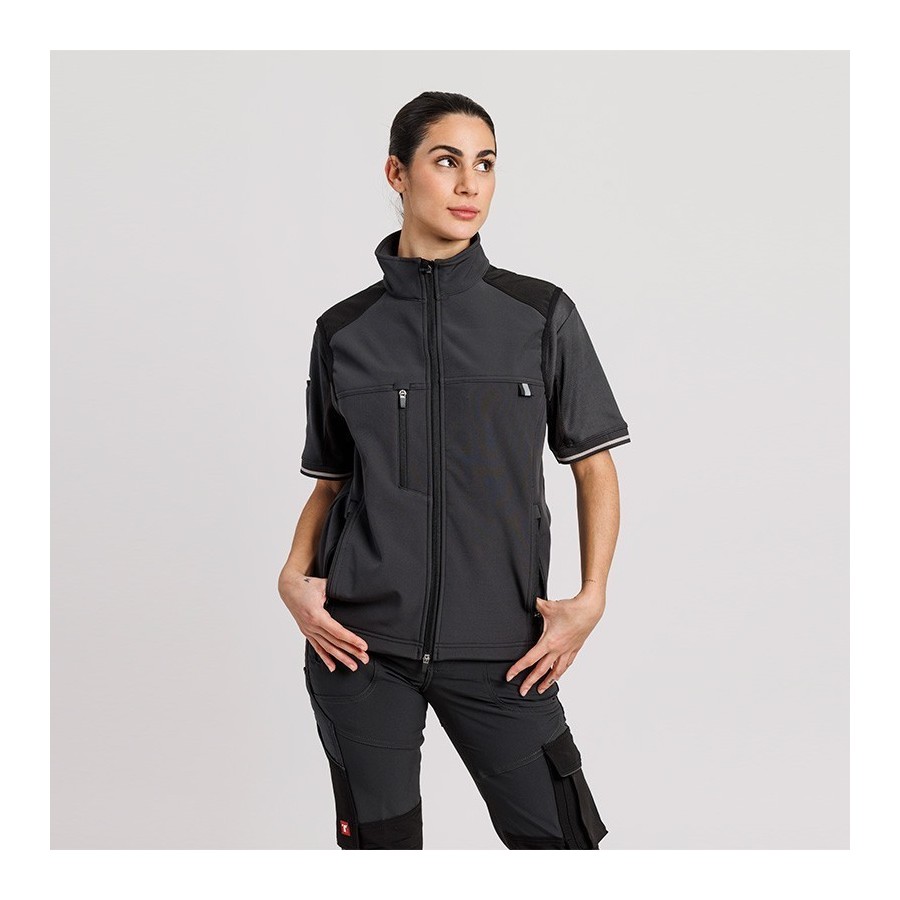 CHALECO SOFTSHELL MULTIBOLSILLOS