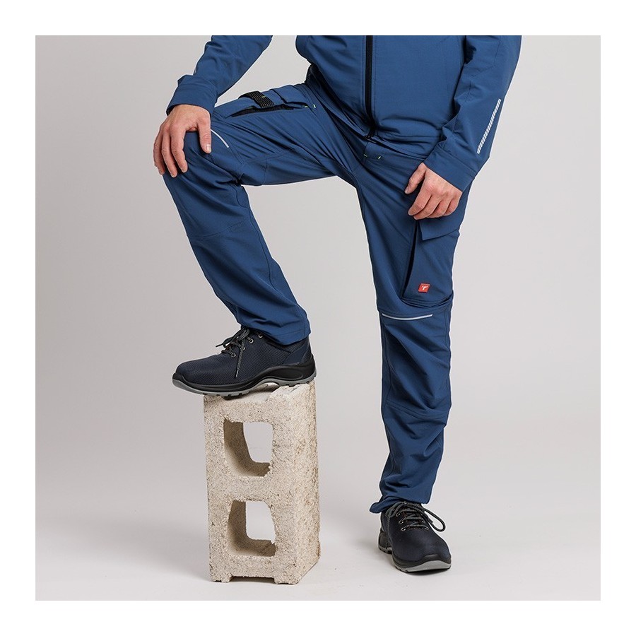 ⭐ PANTALÓN TÉCNICO MULTIBOLSILLOS CORTAVIENTOS HIDRÓFUGO | Azules de Vergara