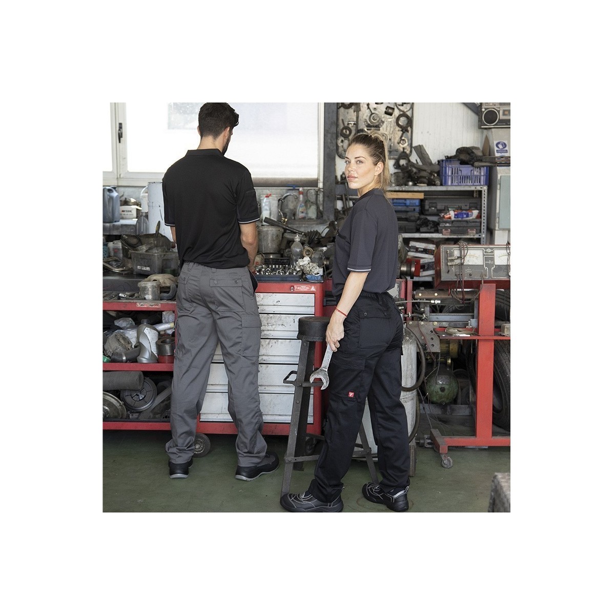 PANTALÓN ELÁSTICO MULTIBOLSILLOS TRABAJO