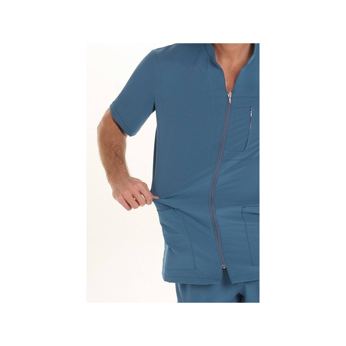 UNIFORME SANITARIO HOMBRE M/C ELÁSTICO
